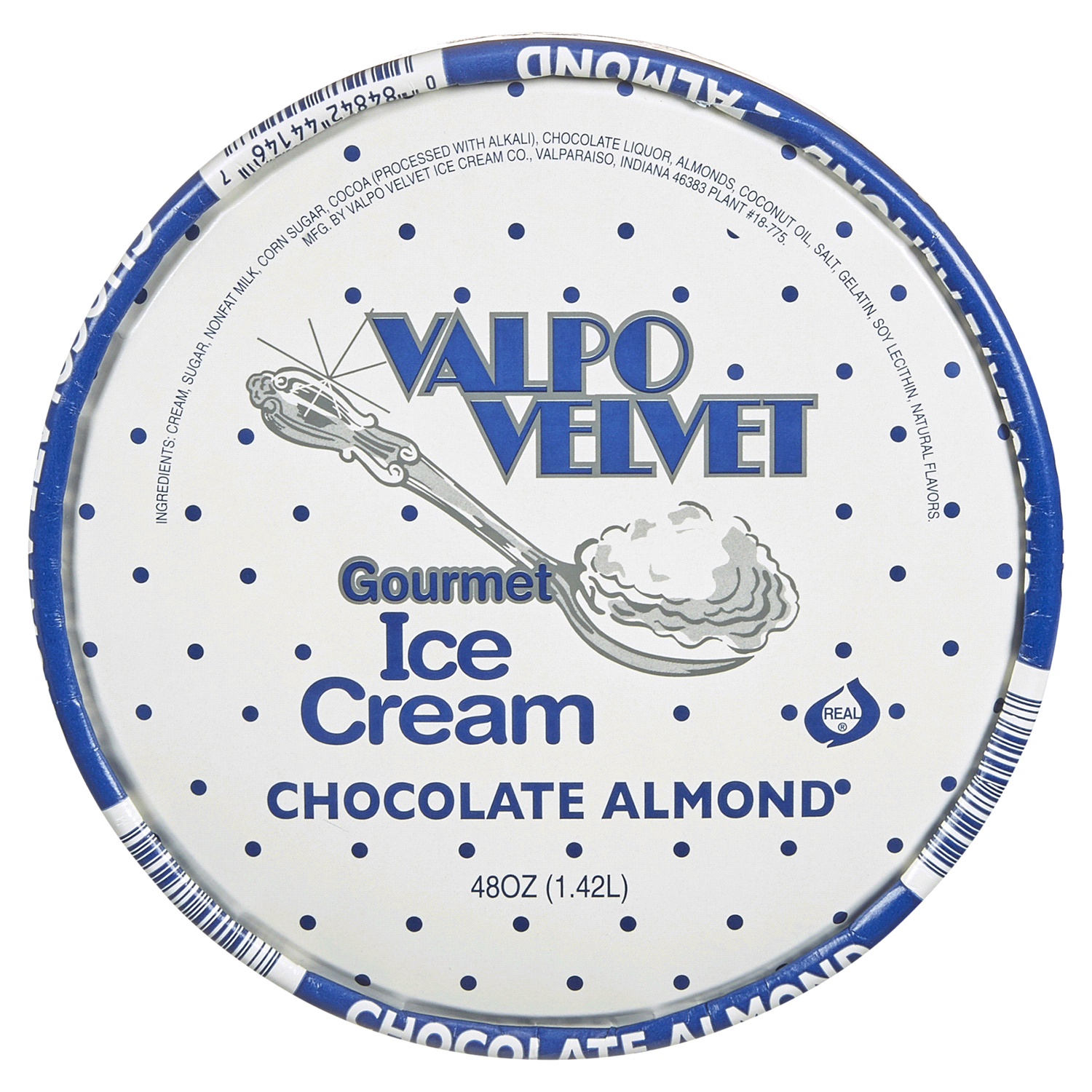 slide 2 of 2, Valpo Velvet Almond Ice Cream, 48 oz