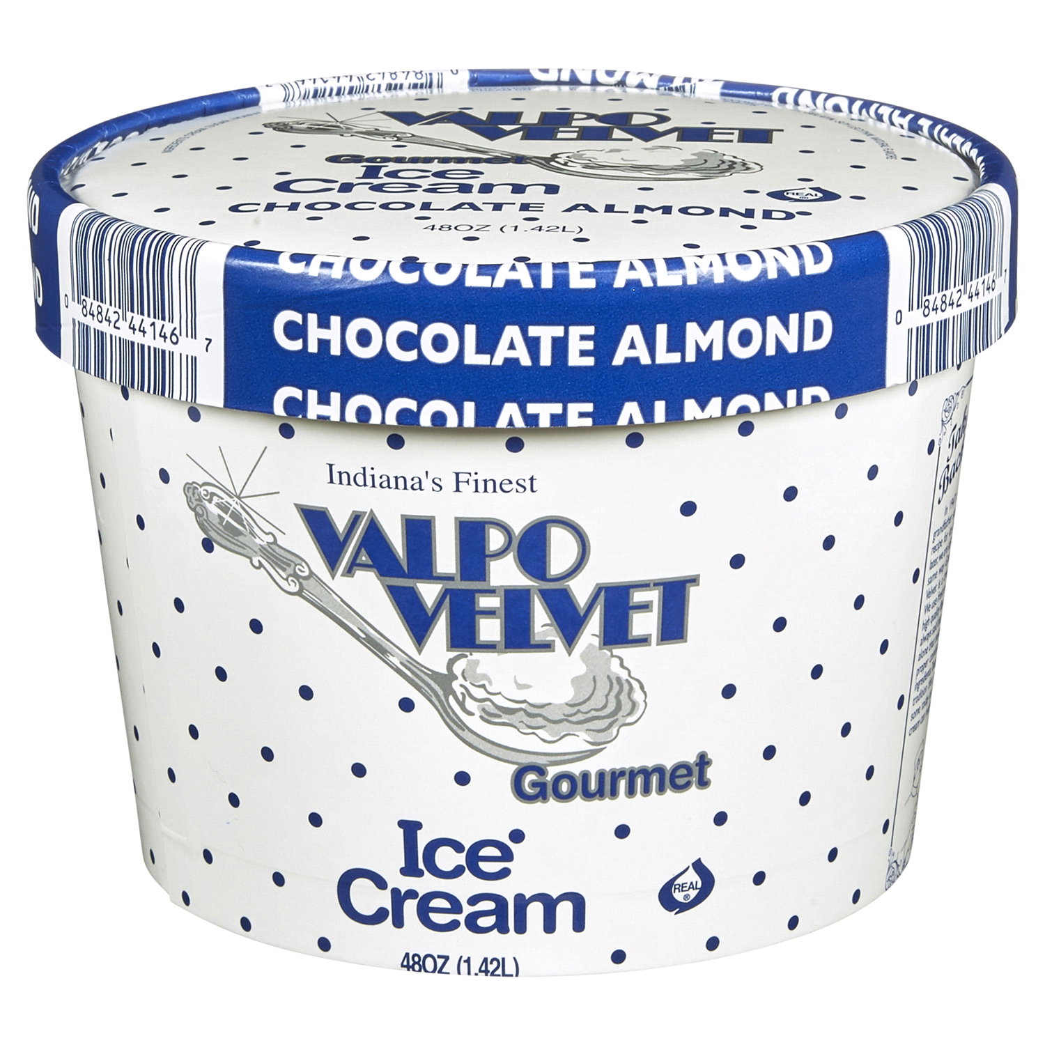 slide 1 of 2, Valpo Velvet Almond Ice Cream, 48 oz