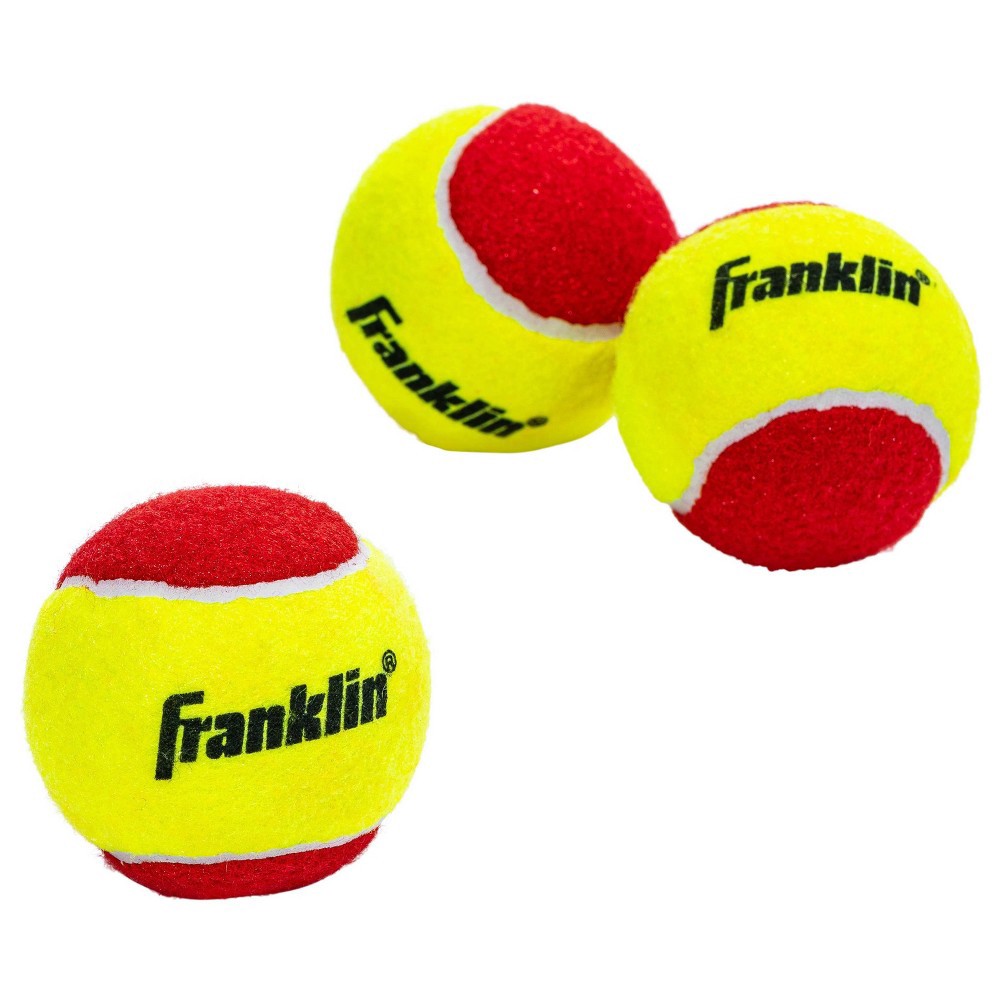 slide 2 of 3, Franklin Sports Tennis Balls Red - 3pk, 3 ct