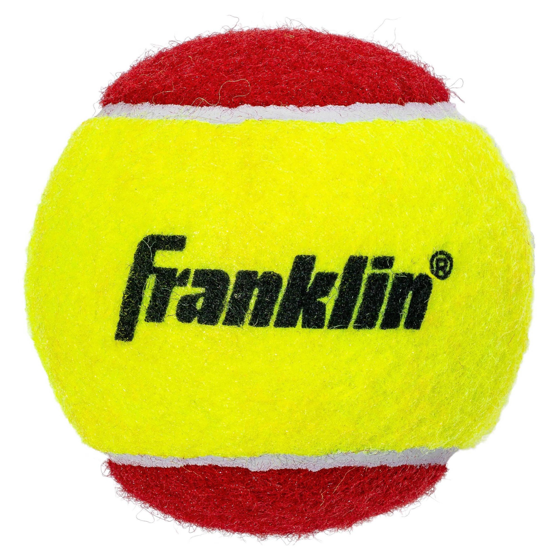 slide 1 of 3, Franklin Sports Tennis Balls Red - 3pk, 3 ct