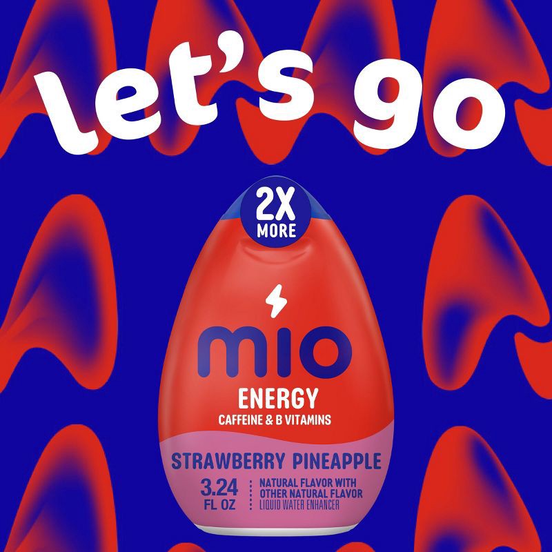 slide 5 of 10, MiO Big Bottle Strawberry Pineapple Smash Liquid Water Enhancer - 3.24 fl oz Bottle, 3.24 fl oz