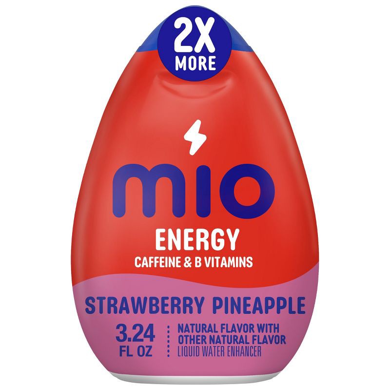 slide 1 of 10, MiO Big Bottle Strawberry Pineapple Smash Liquid Water Enhancer - 3.24 fl oz Bottle, 3.24 fl oz