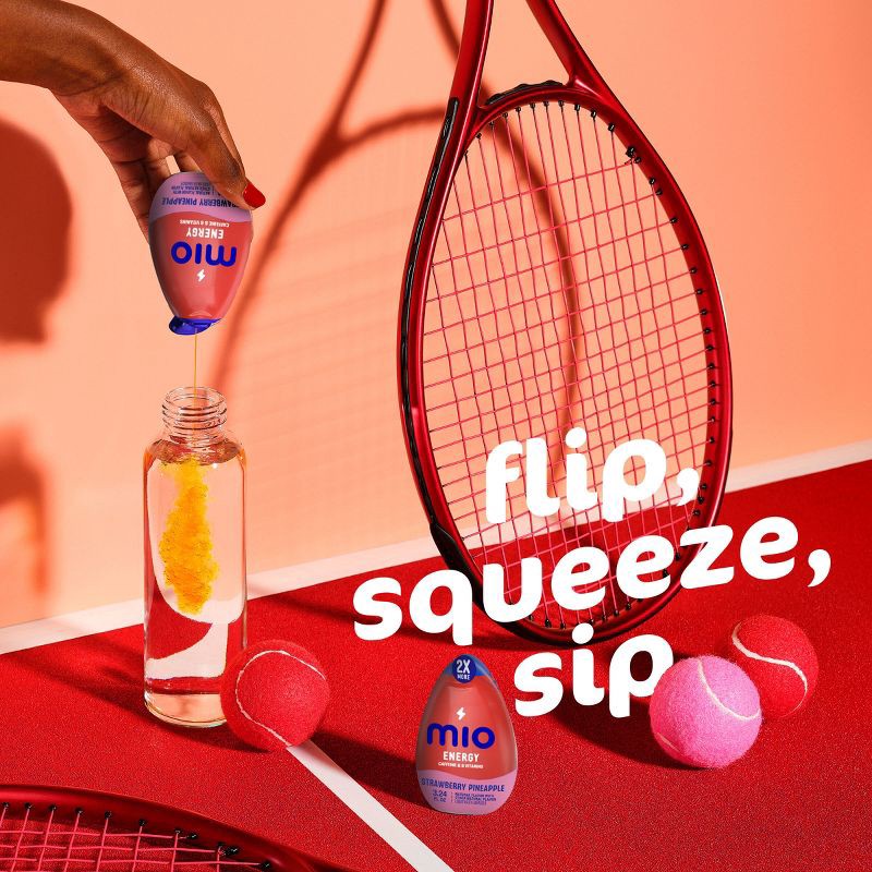 slide 9 of 10, MiO Big Bottle Strawberry Pineapple Smash Liquid Water Enhancer - 3.24 fl oz Bottle, 3.24 fl oz