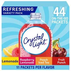 Crystal Light On The Go Variety Pack - 44ct Packets