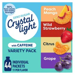 Crystal Light On The Go Energy Variety Pack - 44ct Packets