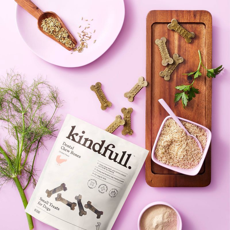 slide 2 of 7, Dental Bones Chicken Dog Treats - Small - 12oz - Kindfull™, 12 oz