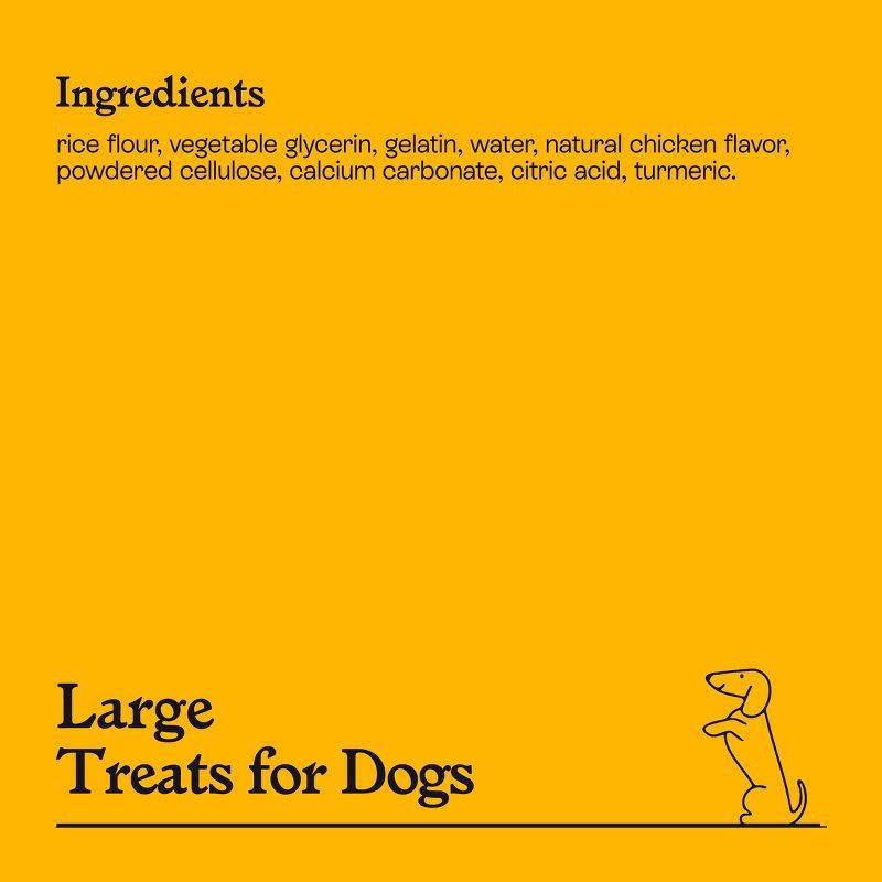 slide 4 of 6, Long Lasting Chicken Dog Treats - Large - 21oz - Kindfull™, 21 oz