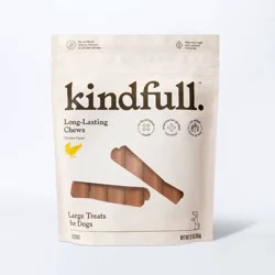Long Lasting Chicken Dog Treats - Large - 21oz - Kindfull™