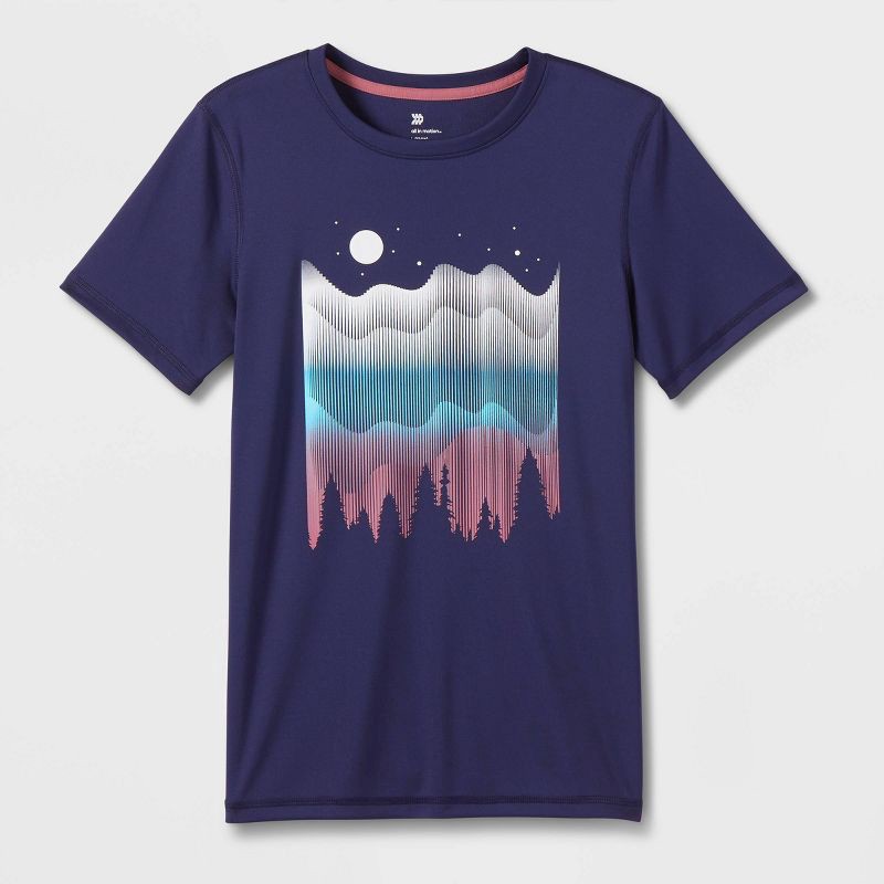 Boys' Short Sleeve 'Night Sky' Graphic T-Shirt - All in Motion