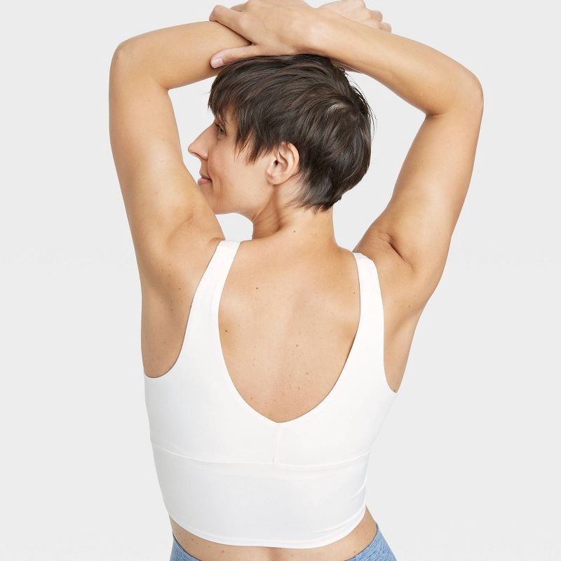 Women's Light Support V-neck Crop Sports Bra - All In Motion