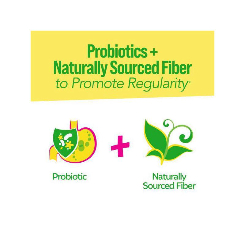 slide 5 of 12, Culturelle Kids' Daily Probiotic + Fiber Packets for Restoring Regularity Powder - 60ct, 60 ct