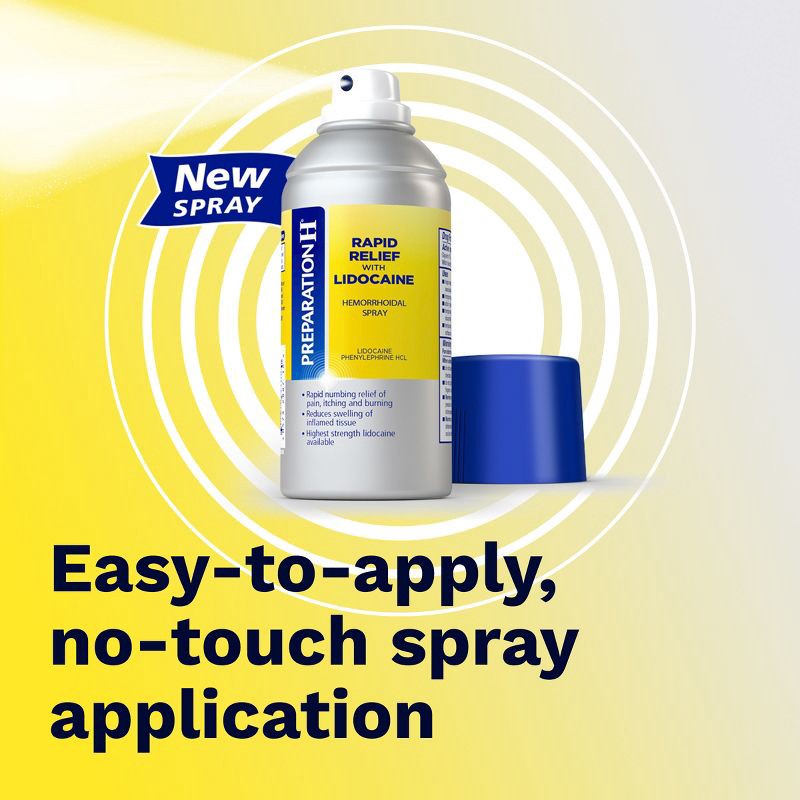 slide 8 of 10, Preparation H Rapid Relief Spray - 3.8 fl oz, 3.8 fl oz