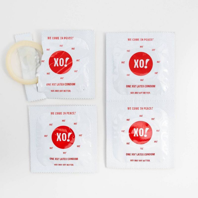 slide 9 of 11, XO! Here We Flo Hi-Sensation Righteous Rubber Carbon Neutral and Eco-Friendly Condoms - 6ct, 6 ct