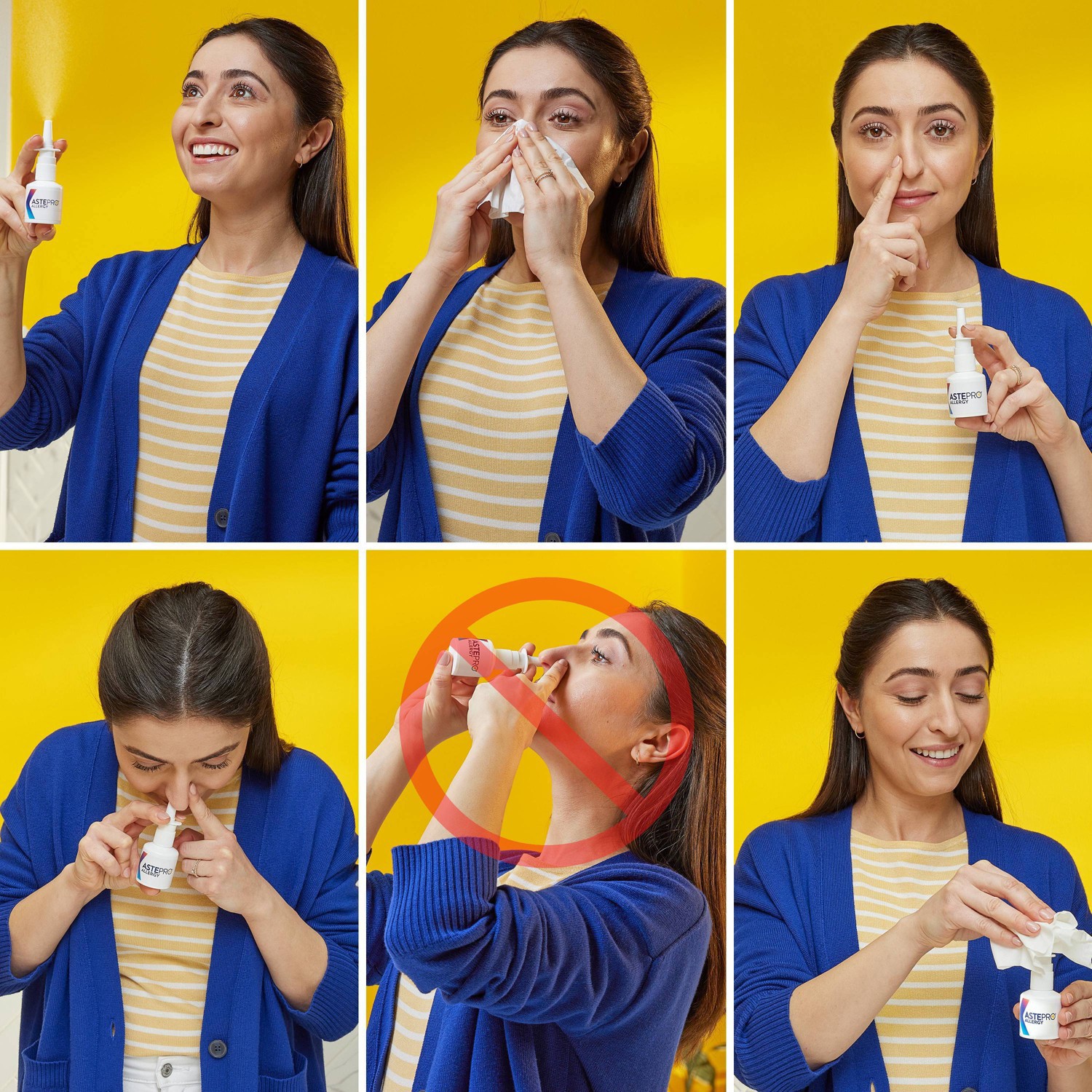 Astepro Allergy Azelastine Hydrochloride Steroid Free Antihistamine Nasal Spray 120 Metered