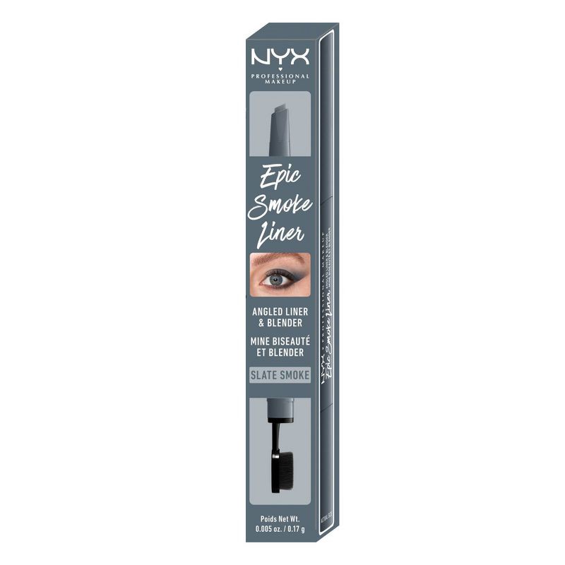 slide 4 of 6, NYX Professional Makeup Epic Smoke Liner Sticks - Vegan Smokey Eyeliner - Slate Smoke - 0.005oz, 0.005 oz