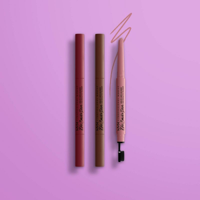 slide 3 of 7, NYX Professional Makeup Epic Smoke Liner Sticks - Vegan Smokey Eyeliner - Mauve Grit - 0.005oz, 0.005 oz