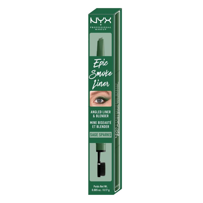 slide 5 of 7, NYX Professional Makeup Epic Smoke Liner Sticks - Vegan Smokey Eyeliner - Sage Sparks - 0.005oz, 0.005 oz