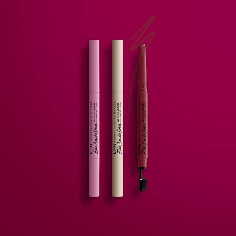 slide 4 of 8, NYX Professional Makeup Epic Smoke Liner Sticks - Vegan Smokey Eyeliner - Brick Fire - 0.005oz, 0.005 oz