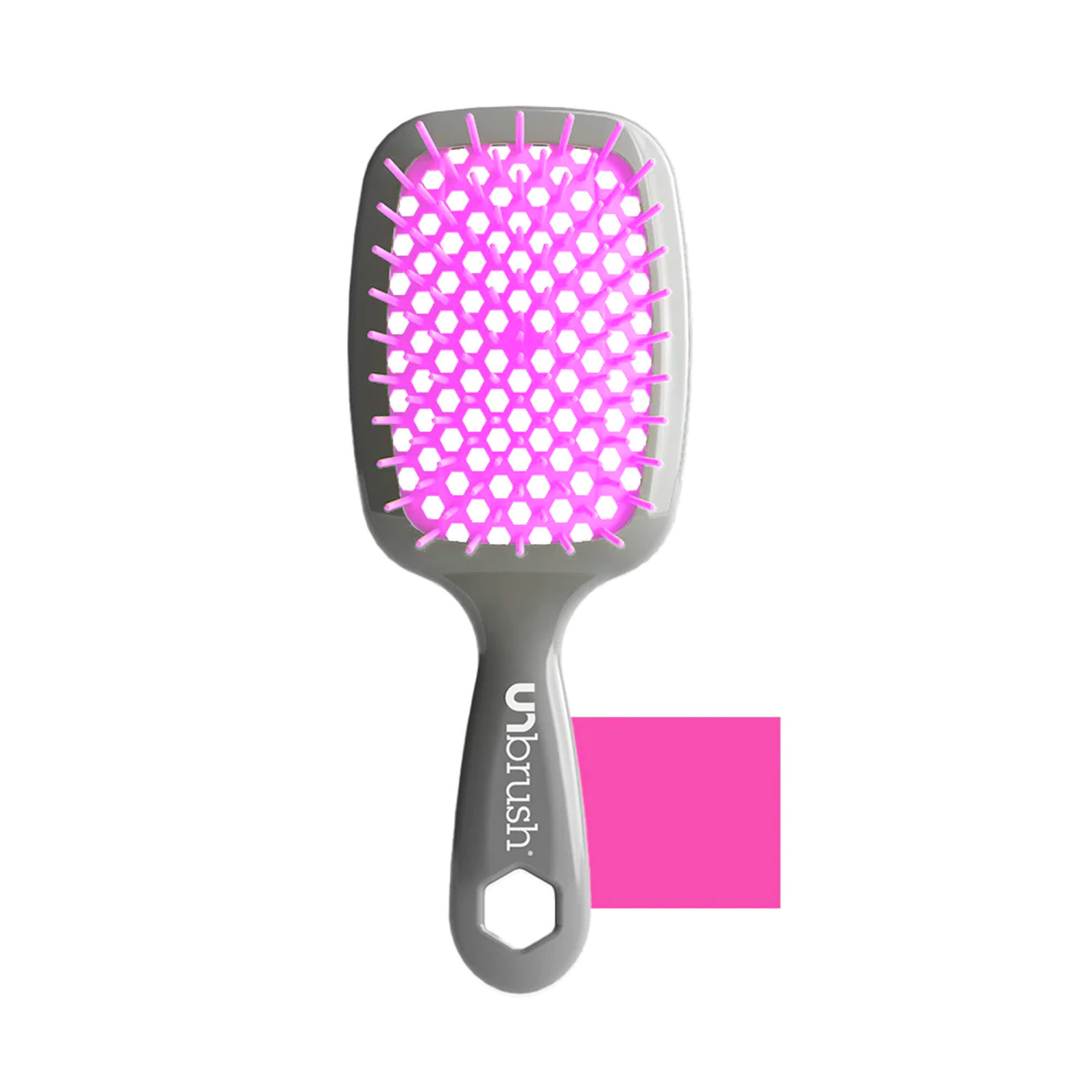 slide 1 of 2, UNbrush Detangler Hair Brush - Orchid Lavender, 1 ct