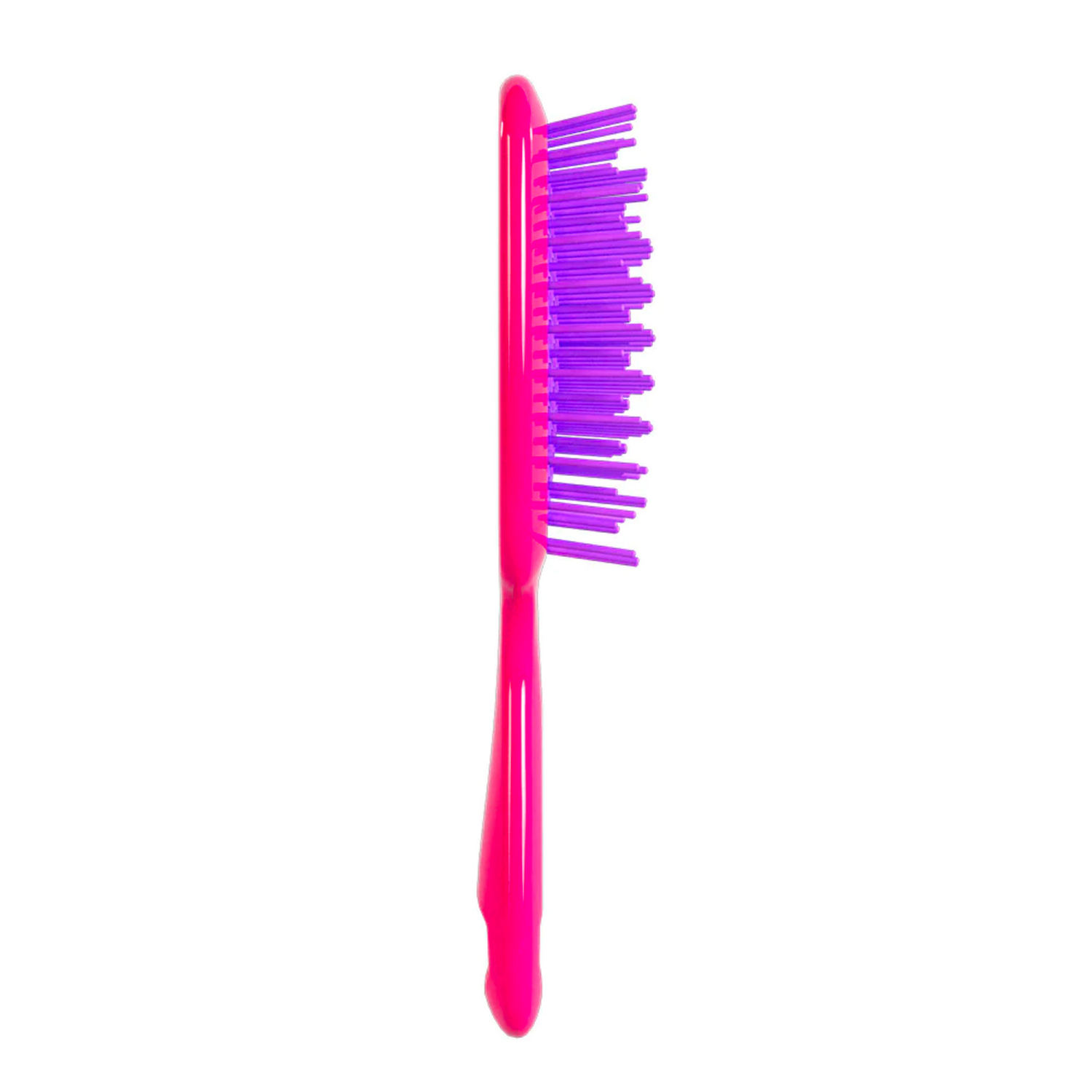slide 2 of 2, UNbrush Detangling Hair Brush NEON - Pink Burst, 1 ct