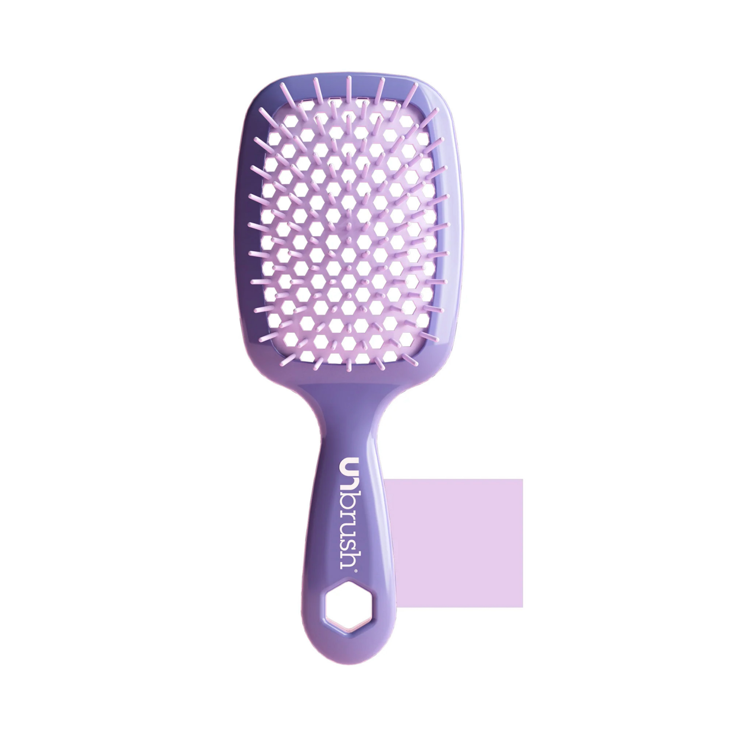 slide 1 of 2, UNbrush Detangler Hair Brush - Lavender Dark Purple, 1 ct