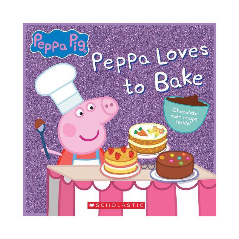 slide 1 of 1, Peppa Loves to Bake (Peppa Pig) - by Scholastic Books (Paperback), 1 ct