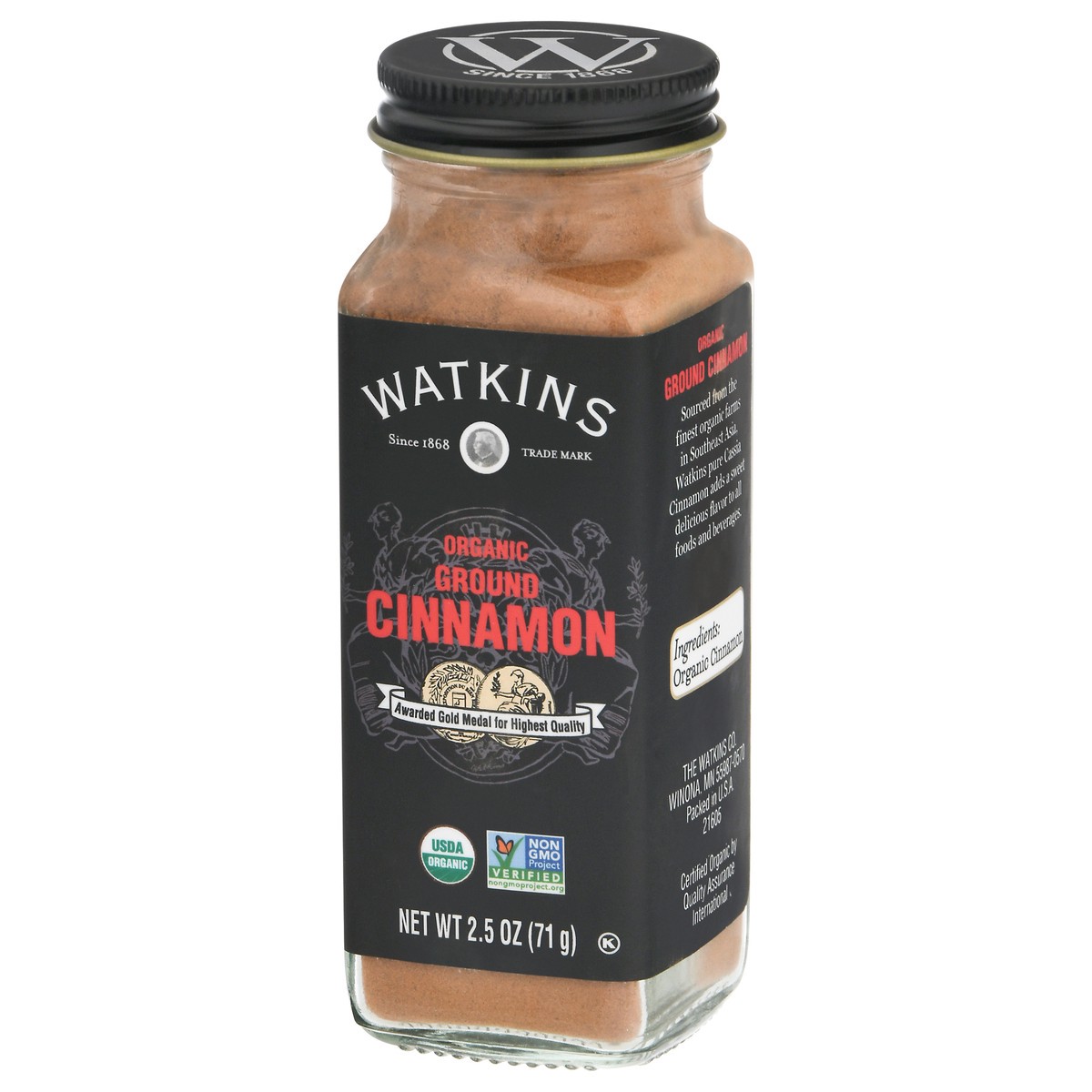 slide 2 of 11, Watkins Ground Organic Cinnamon 2.5 oz, 2.5 oz