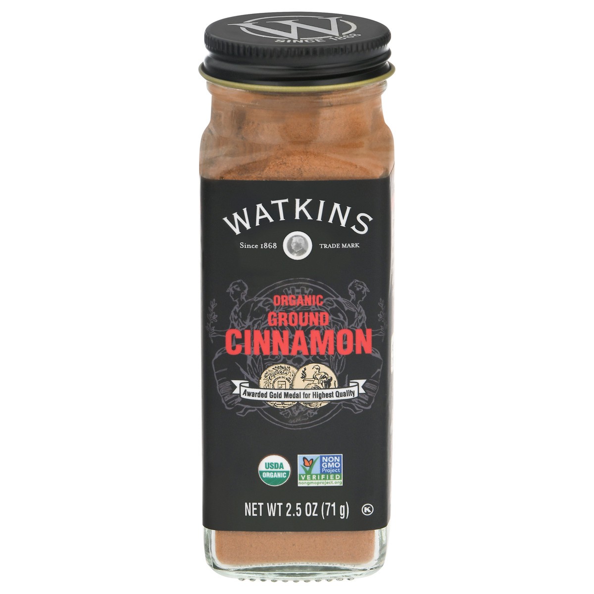 slide 1 of 11, Watkins Ground Organic Cinnamon 2.5 oz, 2.5 oz