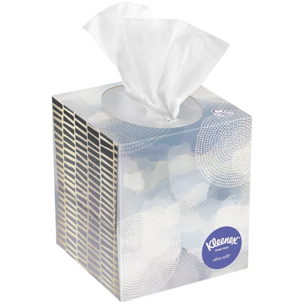 slide 1 of 2, Kleenex Ultra Soft Facial Tissue, 75 ct