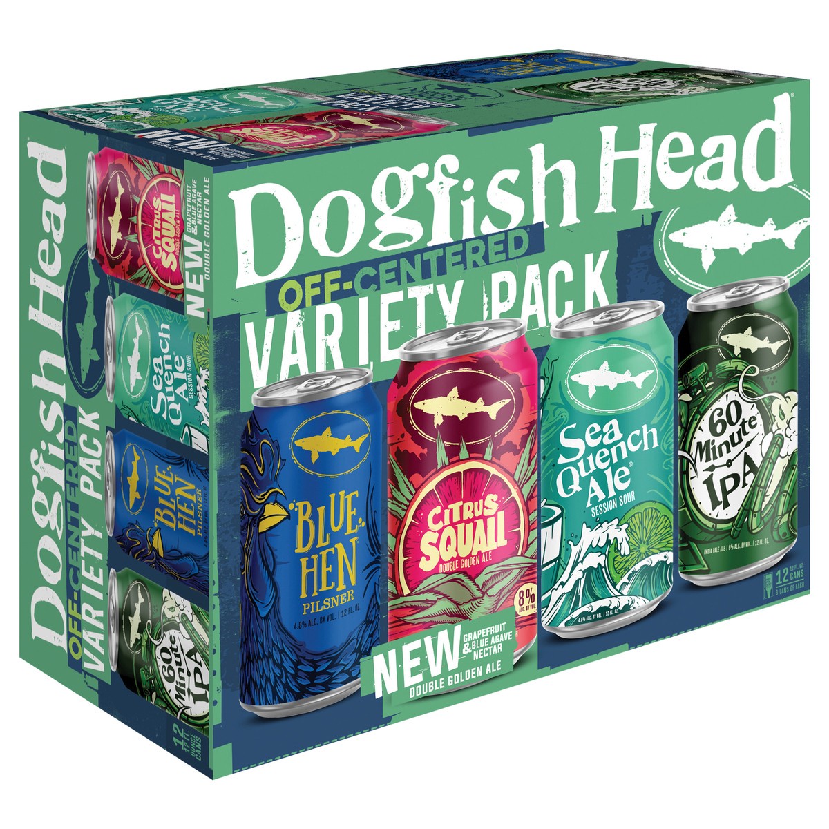 slide 2 of 7, Dogfish Head The Box That Goes Boooom! Beer Variety Pack, 12 oz