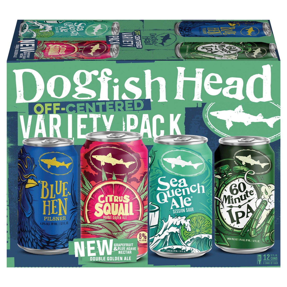 slide 4 of 7, Dogfish Head The Box That Goes Boooom! Beer Variety Pack, 12 oz