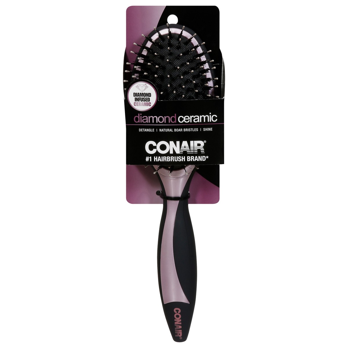 slide 7 of 11, NON BRAND Diamond Ceramic Paddle Brush, 1 ct