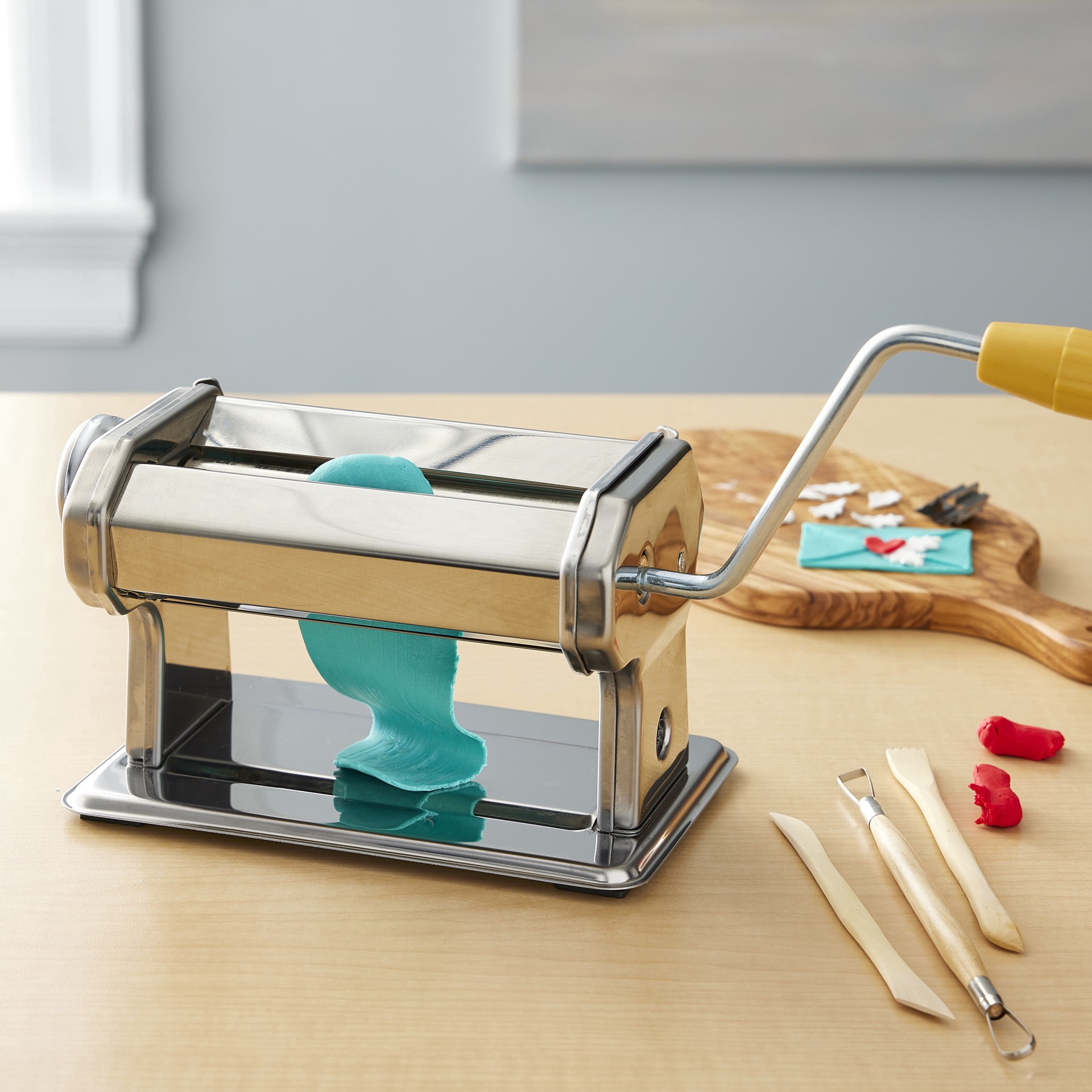 slide 2 of 4, Clay Pasta Machine By Craft Smart, 13.9 cm