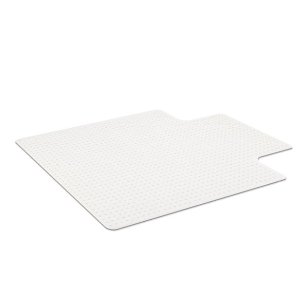 slide 2 of 4, Realspace™ Heavy Duty Chair Mat for Carpet with Lip, Ramped Edge, 36"" x 48"", Clear, 1 ct