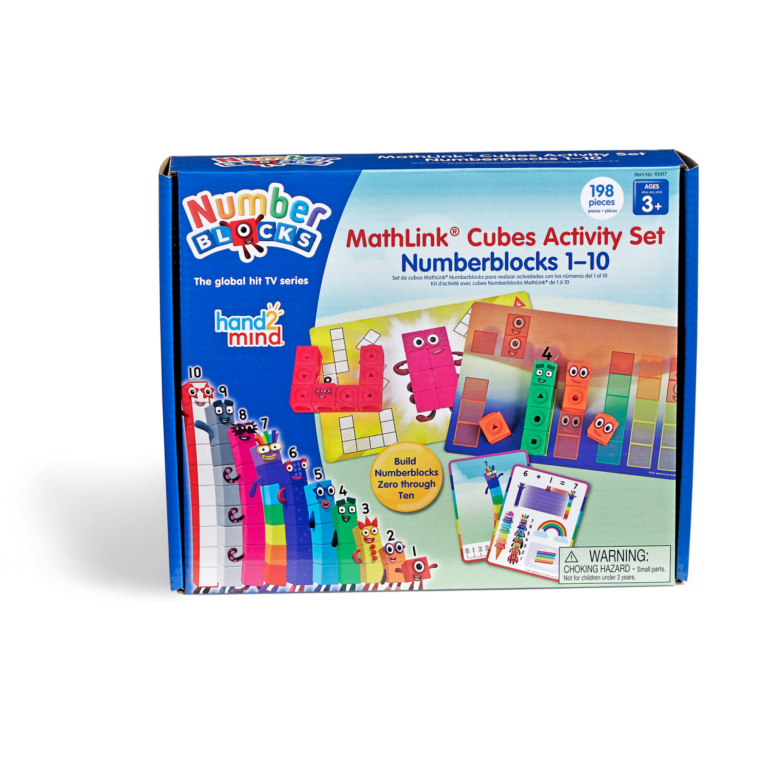 slide 1 of 1, Numberblocks MathLink Cubes 1-10 Activity Set - Hand2Mind, 1 ct