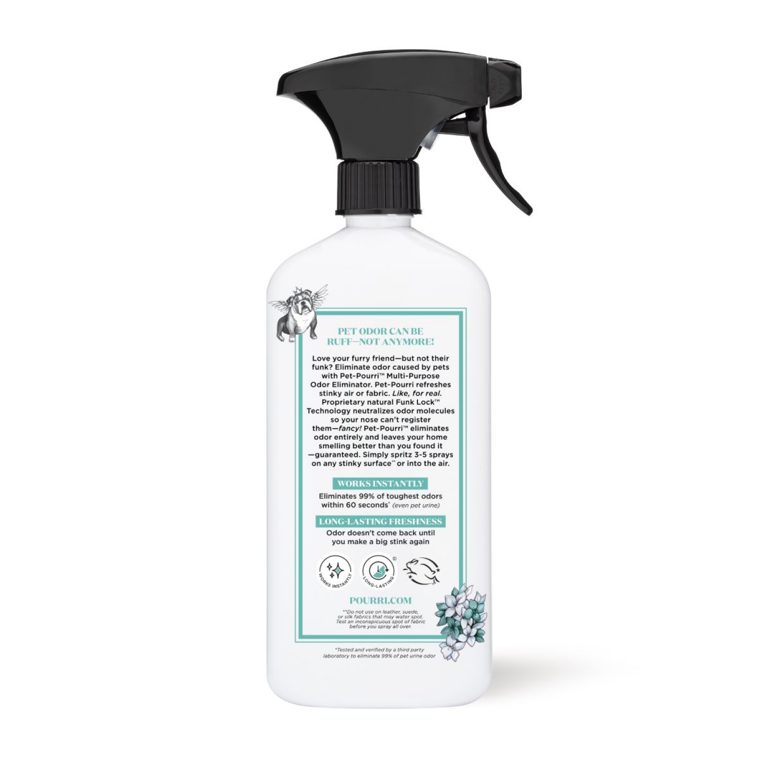 slide 2 of 3, Pet-Pourri Air + Fabric Pawsitively Fresh Pet Odor Eliminator 16 fl oz, 16 fl oz