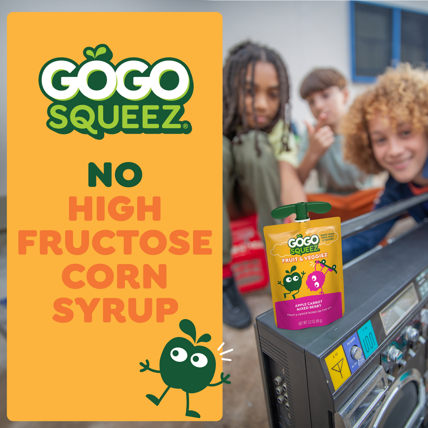 slide 5 of 8, Gogo Squeeze Fruit & Veggies On The Go Variety Pack - 12 ct; 38.4 oz, 12 ct; 38.4 oz