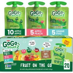 Gogo Squeez Vp (10 Apple Apple/5 Apple Peach/5 Gimme 5)