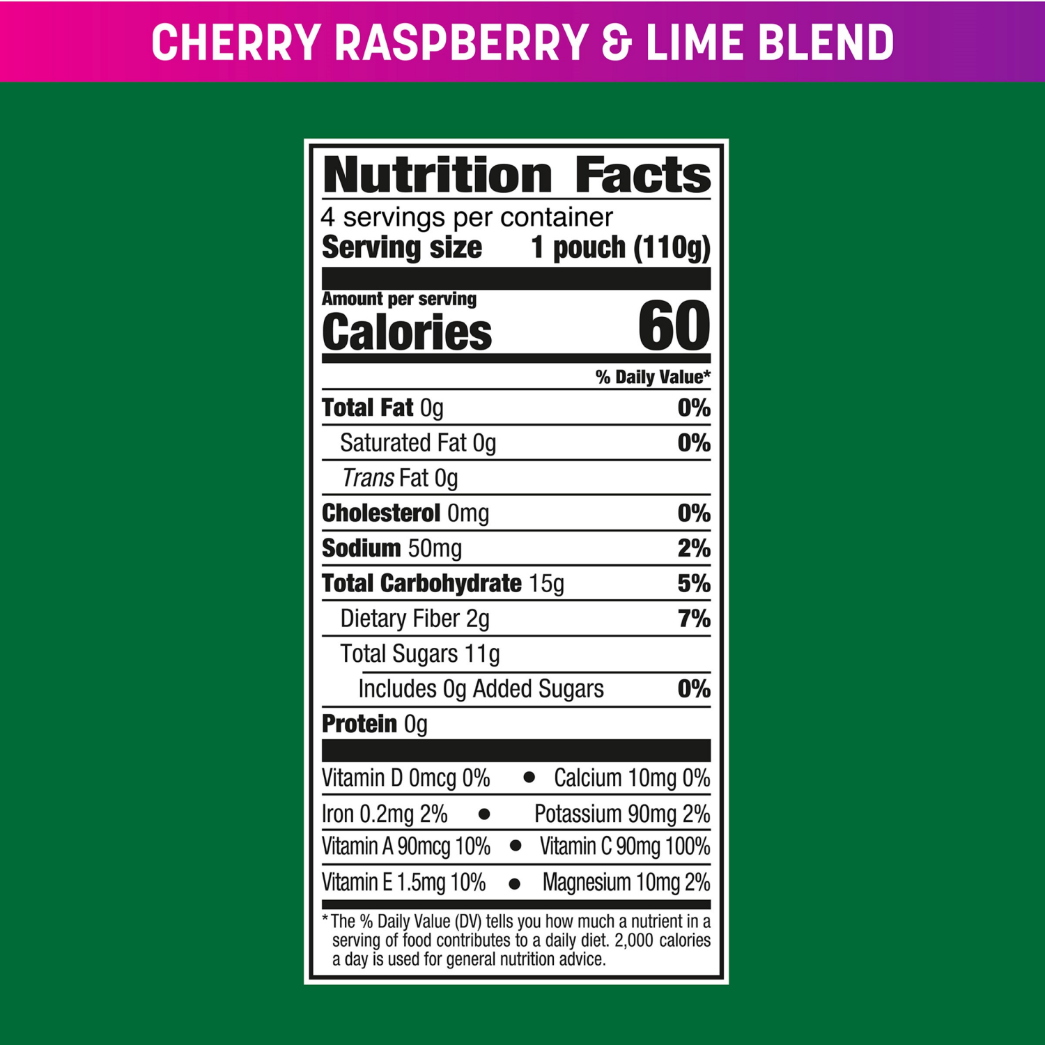 slide 3 of 8, GoGo squeeZ Cherry Raspberry & Lime Fruit Blend with Electrolytes 4 - 3.9 oz Pouches, 4 ct