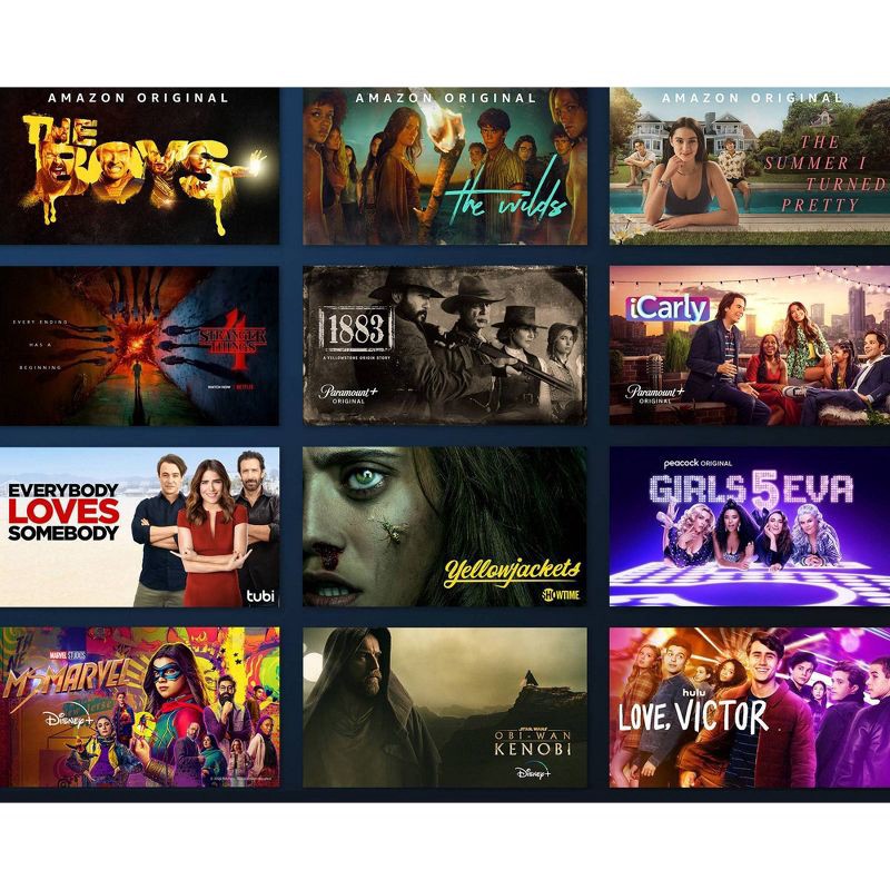 slide 5 of 5, Amazon Fire TV Stick Lite with Latest Alexa Voice Remote Lite (No TV controls), HD streaming Device, 1 ct