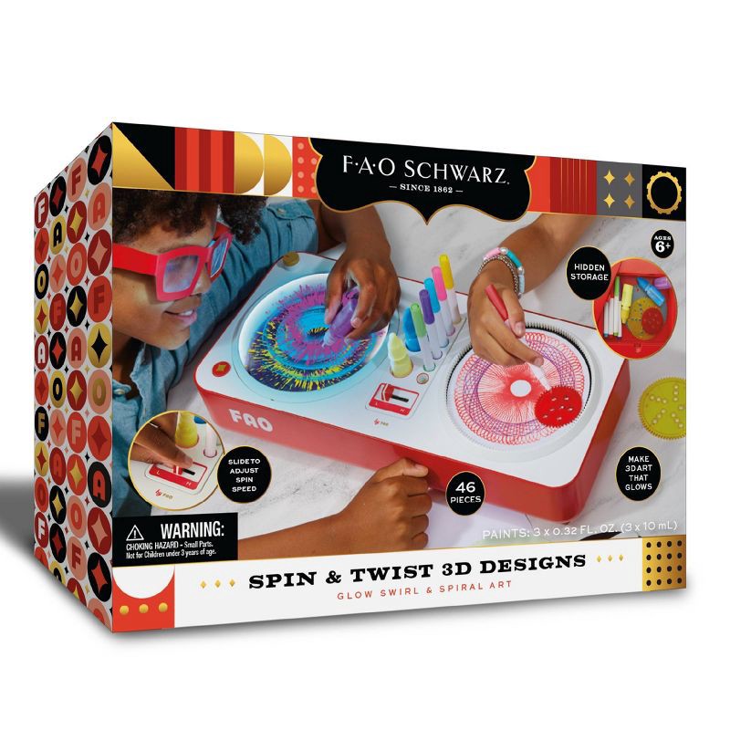 FAO Schwarz Spin & Twist 3D Designs Glow Swirl & Spiral Kit 1 ct