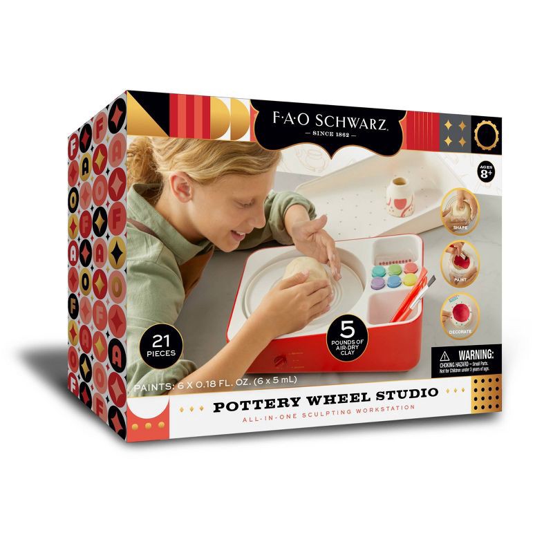 FAO Schwarz Pottery Wheel Studio AllInOne Sculpting Workstation 1 ct