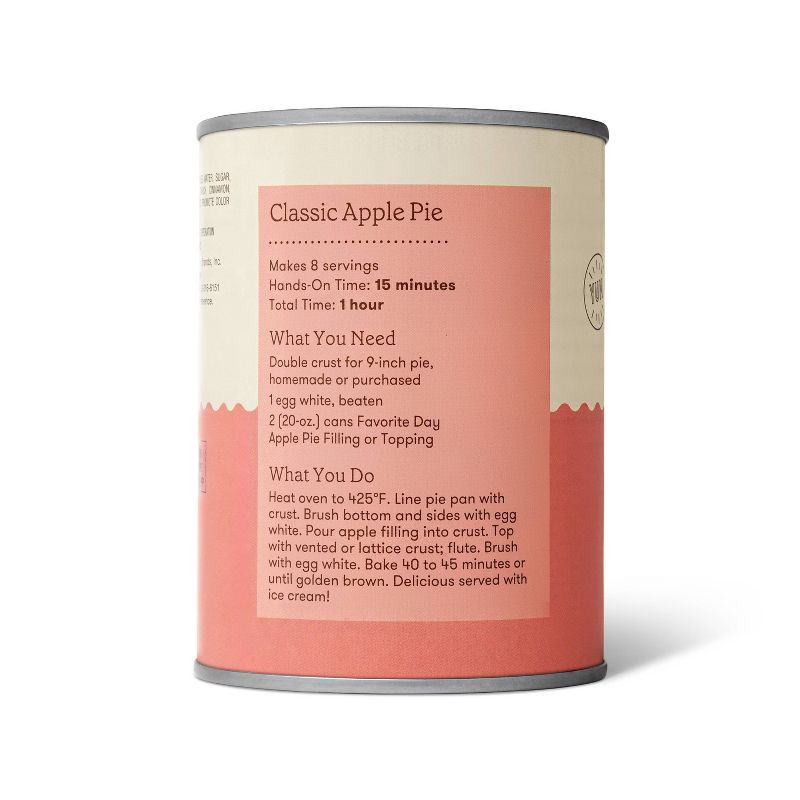 slide 4 of 4, Apple Pie Filling and Topping - 20oz - Favorite Day™, 20 oz