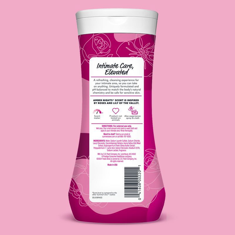 slide 8 of 8, Summer's Eve Amber Nights Feminine Cleansing Wash - 15fl oz, 15 fl oz
