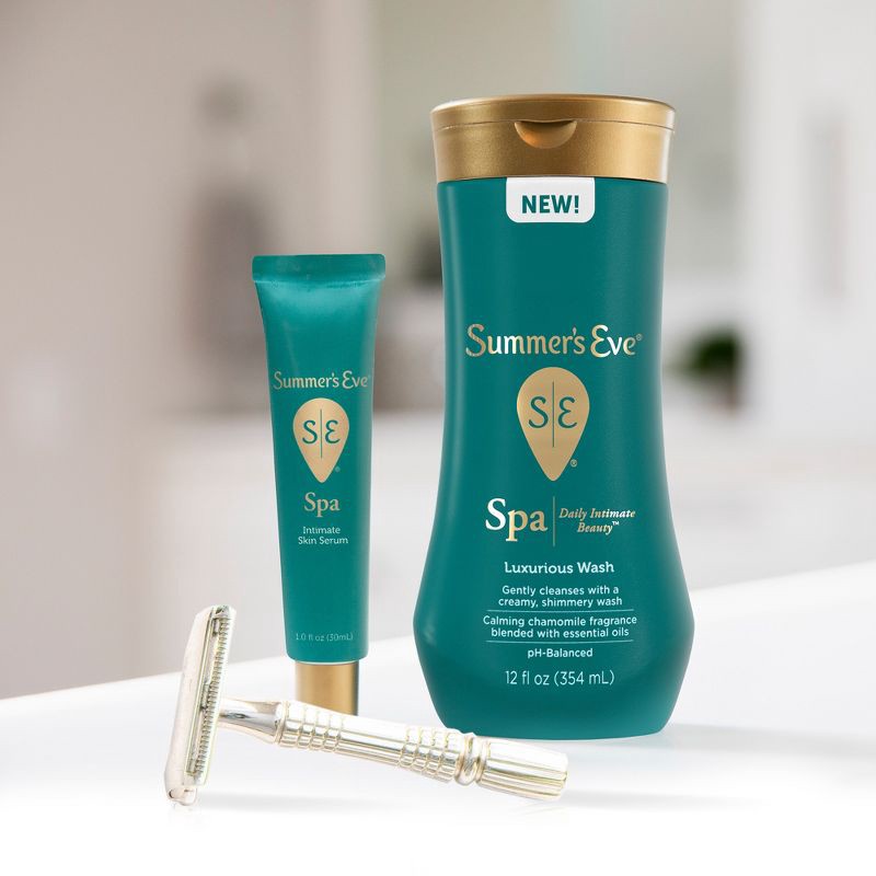 slide 5 of 5, Summer's Eve Spa Fragrance Free Daily Intimate Women's Post Shave Hydrating Skin Serum - 1 fl oz, 1 fl oz