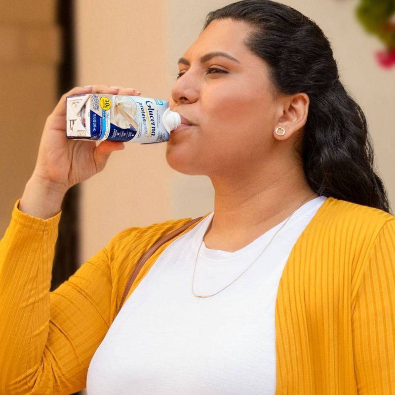 slide 9 of 9, Glucerna Protein Smart Shake Vanilla Non-Caffeinated - 4pk, 4 ct