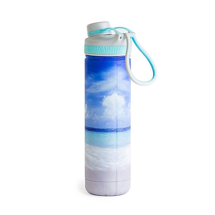 slide 2 of 2, Manna Ranger PRO Water Bottle - Blue, 26 oz