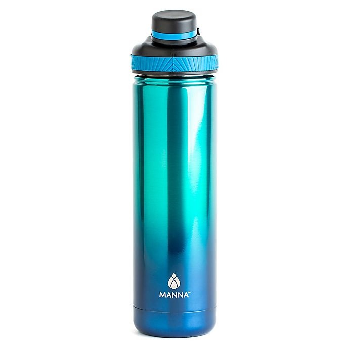 slide 2 of 2, Manna Ranger Pro Water Bottle - Blue/Green, 26 oz