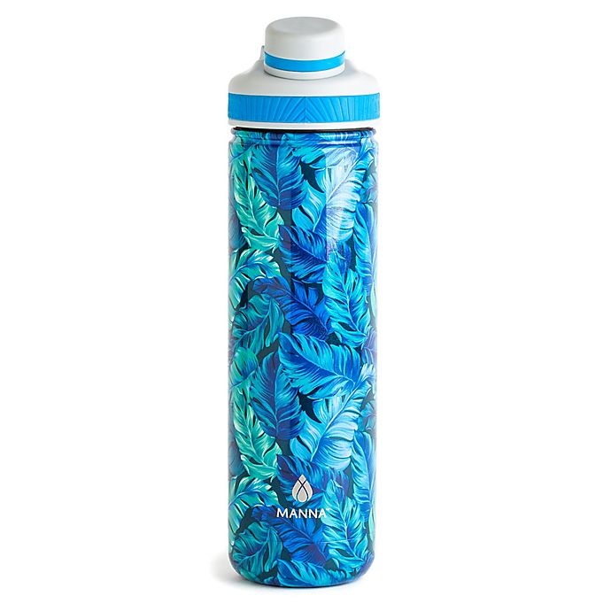 slide 2 of 2, Manna Organics Ranger Pro Water Bottle - Blue Feathers, 26 oz