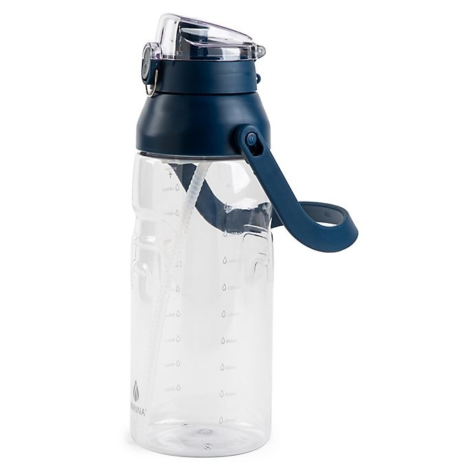 Manna Gray XL Chugger Water Bottle, 68 Oz.